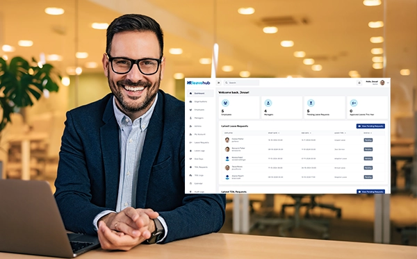 Set Up Leave Rules HR manager reviewing employee leave calendar and holiday requests